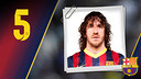 Portrait Carles Puyol Saforcada. Number 5