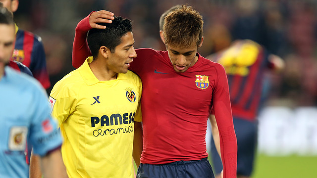Neymar vs Villarreal. PHOTO: MIGUEL RUIZ-FCB.