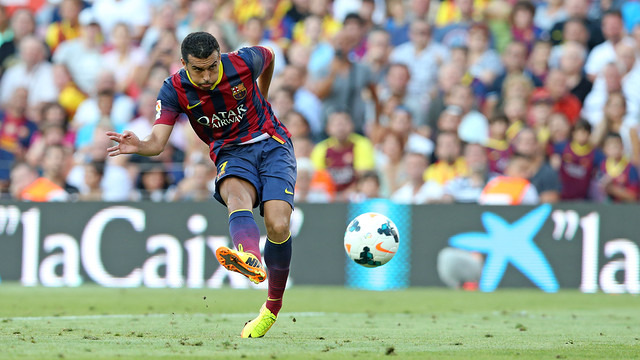 Pedro was one the the best players against Cartagena in the first leg 
