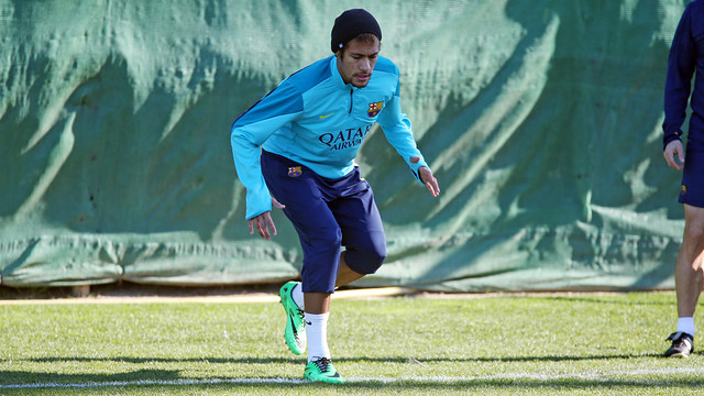 Neymar was back in training on Friday morning / PGOTO: MIGUEL RUIZ-FCB