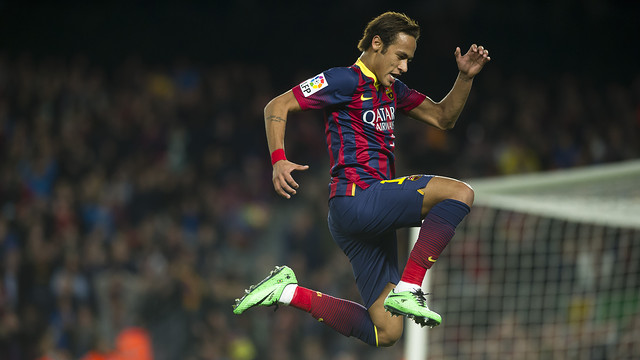 Neymar featured against Rayo on Saturday evening. PHOTO: VÍCTOR SALGADO-FCB.