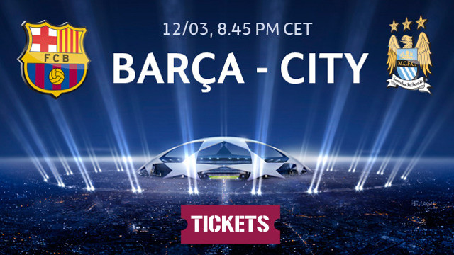 ... Barcelona v Manchester City tickets on sale from Monday | FC Barcelona