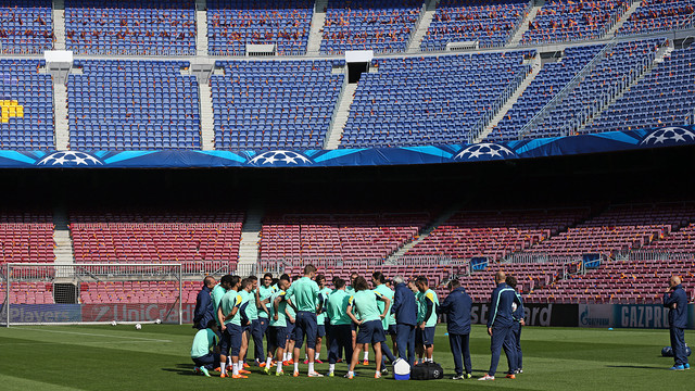 Barça have trained one last time before the game with City / PHOTO: MIGUEL RUIZ - FCB