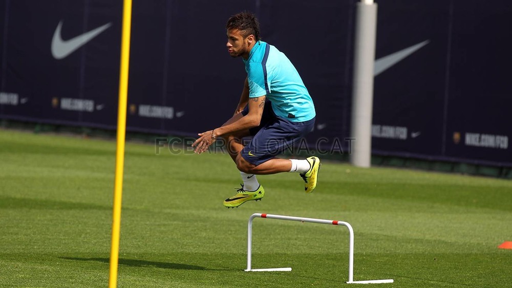 Foto de l'entrenament d'aquest dijous