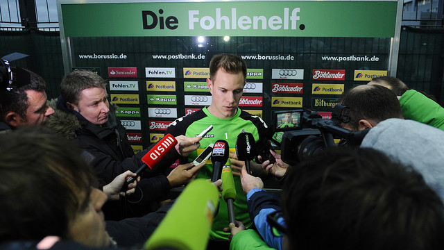 Ter Stegen atiende a diversos medios alemanes.