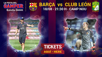 Luis Enrique and Ter Stegen promote the Gamper.