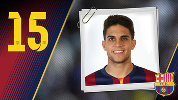 Bartra Potret Marc Bartra Aregall. Nomor punggung 15