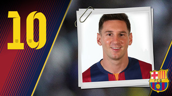 Messi Potret Lionel Andrés Messi. Nomor punggung 10