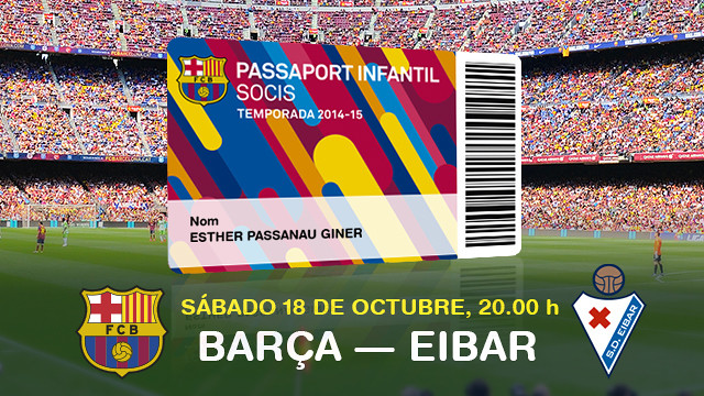 Contra el Eibar, activa tu Pasaporte Infantil Contra el Eibar, activa tu Pasaporte Infantil