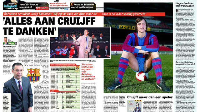 Josep Maria Bartomeu was speaking to 'De Telegraaf' Josep Maria Bartomeu was speaking to 'De Telegraaf'