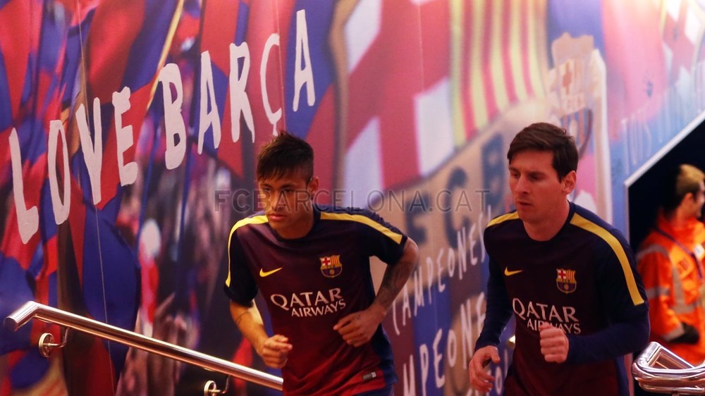 گزارش تصویری : حواشی بازی بارسلونا با ختافه