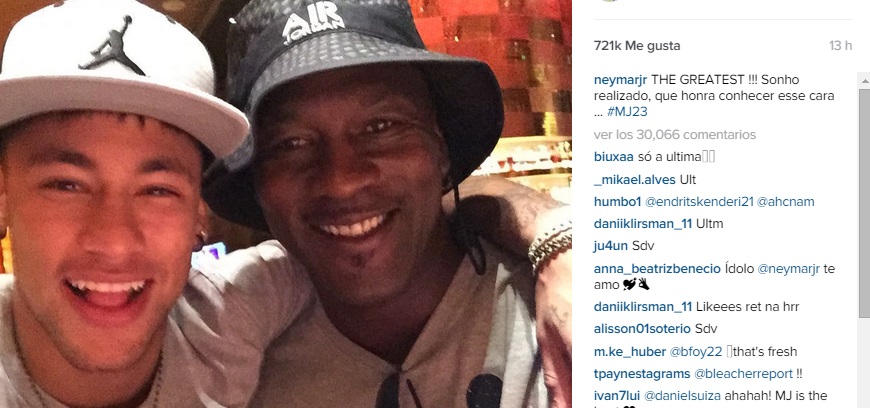 neymar and michael jordan