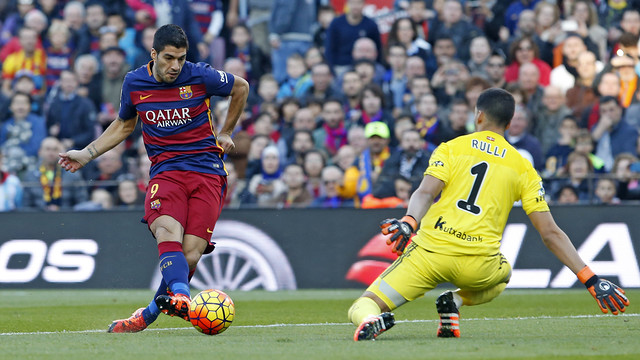 Luis Suárez in a recent match at Camp Nou / MIGUEL RUIZ - FCB