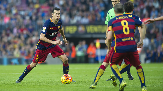 Sergio Busquets in the match against Villareal / MIGUEL RUIZ - FCB