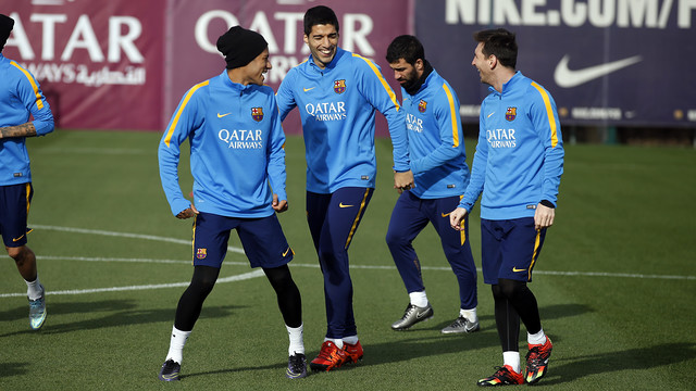 It was a recovery session for the players that started against Espanyol / MIGUEL RUIZ - FCB