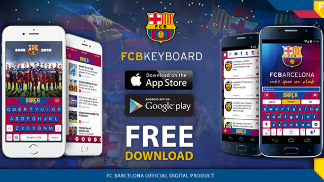 The FCB Keyboard is now available for iOS / FCB The FCB Keyboard is now available for iOS / FCB
