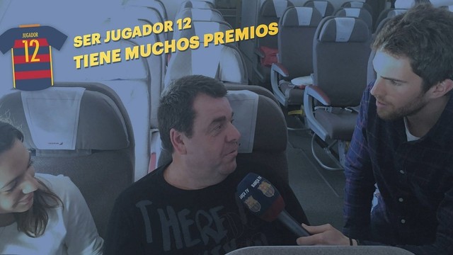 El socio José Ramón Rodríguez y su hija Ariadna fueron protagonistas del viaje con el equipo a Londres. El socio José Ramón Rodríguez y su hija Ariadna fueron protagonistas del viaje con el equipo a Londres.