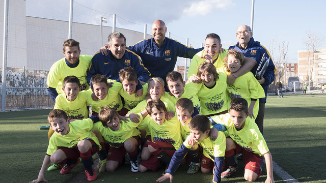 The 10 team win their league with five games in hand. MARC GONZÁLEZ    fc barcelona u10