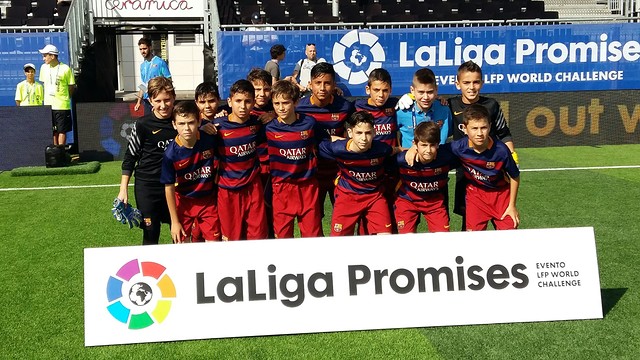 The U12 team are through to face Espanyol in LaLiga Promises / FCB The U12 team are through to face Espanyol in LaLiga Promises / FCB