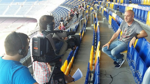 Marc Serra habla durante la entrevista con Barça TV / FCB Marc Serra habla durante la entrevista con Barça TV / FCB